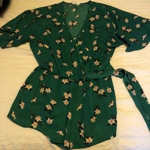 Gorgeous Sienna Sky silk faux wrap top